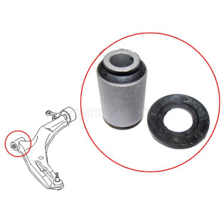 Сайлентблок передний переднего нижнего рычага Nissan Sunny B15 / Sylphy / Wingroad Y11 98- SAT