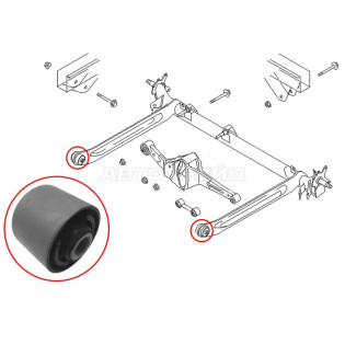 Сайлентблок задней балки NISSAN ALMERA N15/SUNNY/SENTRA 94-00/RNESSA 97-01/PRIMERA 96-01/CEFIRO 94-0 SAT