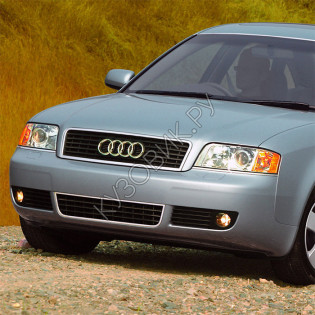 Бампер передний в цвет кузова Audi A6 С5 (2001-2004) рестайлинг с омывателем