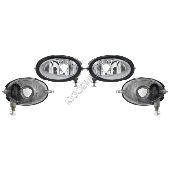 Фары противотуманные Мазда Мазда 3 Mazda Mazda-3 BK (2003-2006) комплект 2 штуки левая и правая SAT высокое качество
