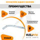 Крепление заднего бампера правое Mitsubishi Lancer 10 (2007-) KUZOVIK