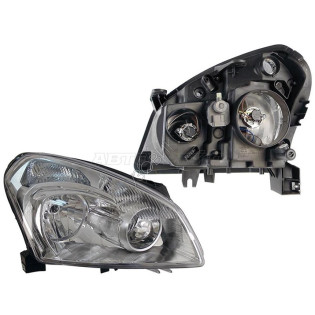 Фара NISSAN QASHQAI/DUALIS 06-10 прав галоген, с электрокорректором SAT