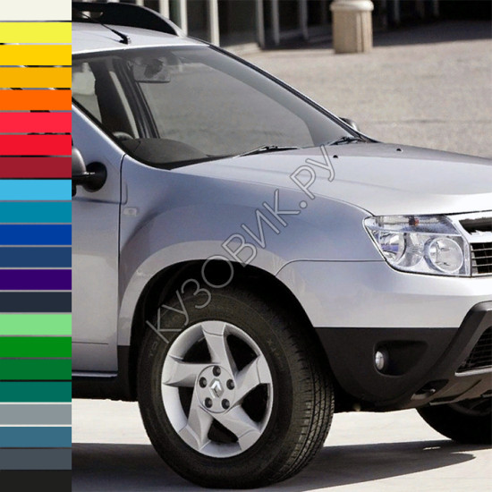 Крыло переднее правое в цвет кузова Renault Duster (2010-2015)
