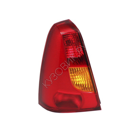Фонарь задний левый желтый Renault Logan 1 (2005-2013)