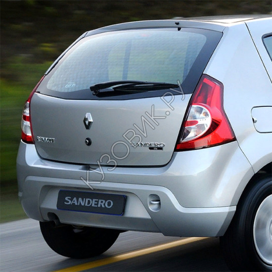 Бампер задний в цвет кузова Renault Sandero 1 (2009-2014) Бампер задний в цвет кузова Renault Sandero 1 (2009-2014)