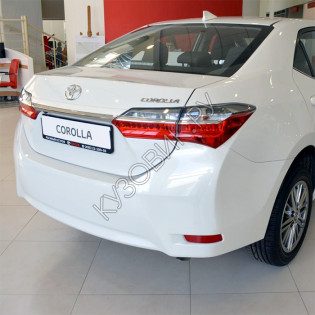 Бампер задний в цвет кузова Toyota Corolla E170 (2012-2016)