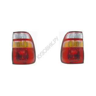 Фонари задние Тойота Лэнд Крузер Toyota LandCruiser 100 (1998-2007) комплект 2 штуки левый и правый TYC высокое качество