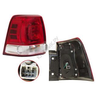 Фонарь задний TOYOTA LAND CRUISER 200 07-11 лев DEPO