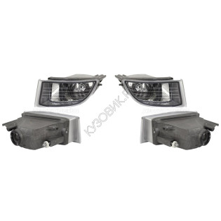 Фары противотуманные Тойота Ланд Крузер Прадо Toyota LandCruiserPrado 120 (2002-2009) комплект 2 штуки левая и правая DEPO высокое качество