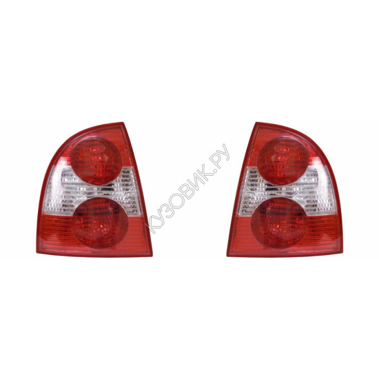 Фонари задние Фольцваген Пассат Volkswagen Passat B5 + (2000-2005) комплект 2 штуки левый и правый DEPO высокое качество